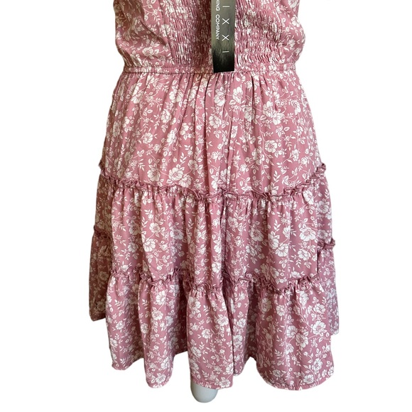 Trixxi Floral Smocked Sleeve Mini Dress Size Small - Picture 8 of 16